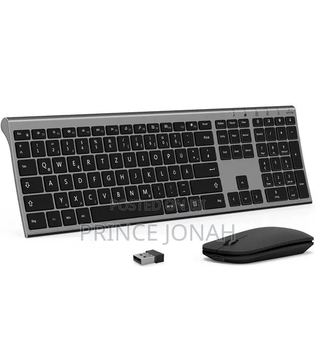 Seenda Wireless Keyboard Mouse, Rechargeable Usb · Photo 1