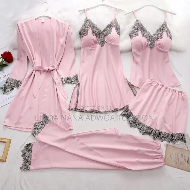5 In 1 Satin Nightwear · Photo 1