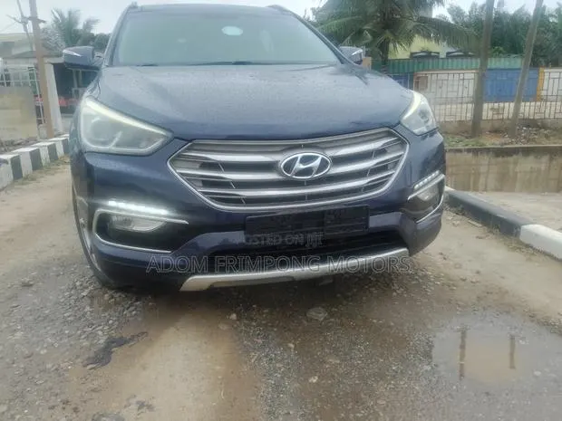 Hyundai Santa Fe 2017 Blue · Photo 1