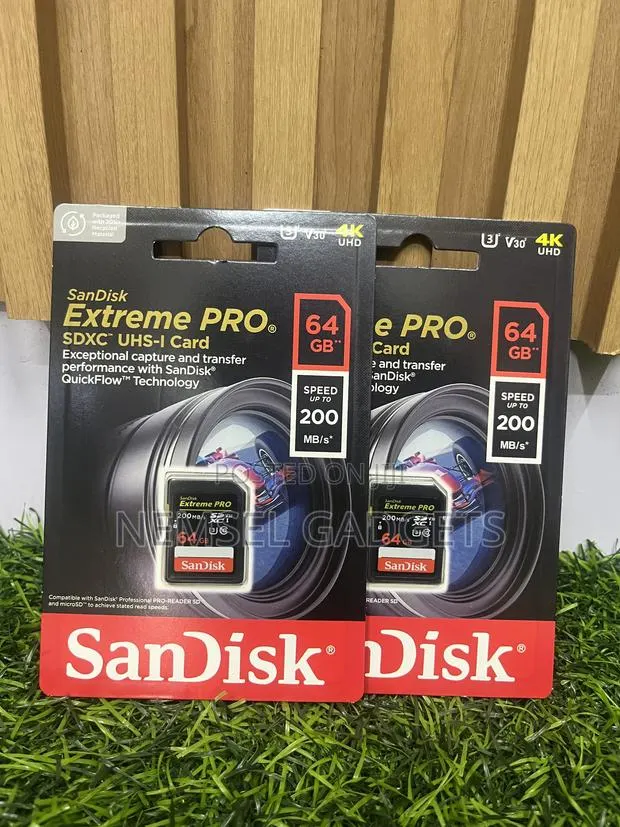 Sandisk 32gb 64gb Sd Card · Photo 1