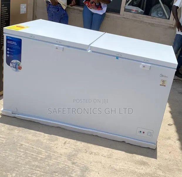 Top Tier White Midea 508l Double Door Chest Freezer · Photo 1