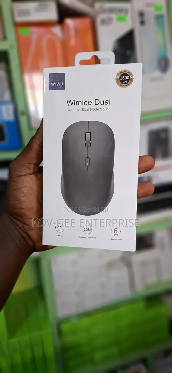 Wiwu Wimice Lite Wireless Dual Mode Mouse (Black) · Photo 1
