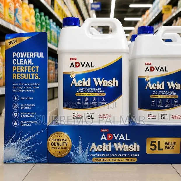 Adval Acid Wash 5L - Concentrated Tile, Concrete Rust Stain Cleaner · Photo 1