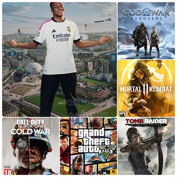 (NOT CD) Ps4 Ps5 Offline Fc 27 + Call of Duty (Including Games in Pic) · Photo 1