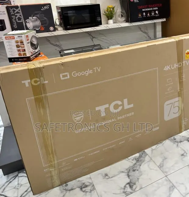 Smart Crystal TCL 75 Inch Uhd Android Frameless P755 Tv · Photo 1