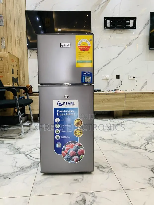 Pearl PF-216TBG-5E 136L Double-Door Top-Freezer Refrigerator · Photo 1