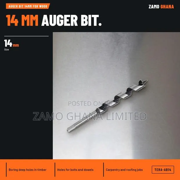 Auger Bit 14Mm for Wood - TERA-AB14 · Photo 1