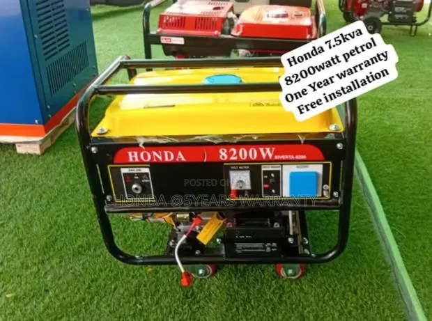 Green Flux Energy 8200watt 7.5kva Honda Petrol Generator · Photo 1
