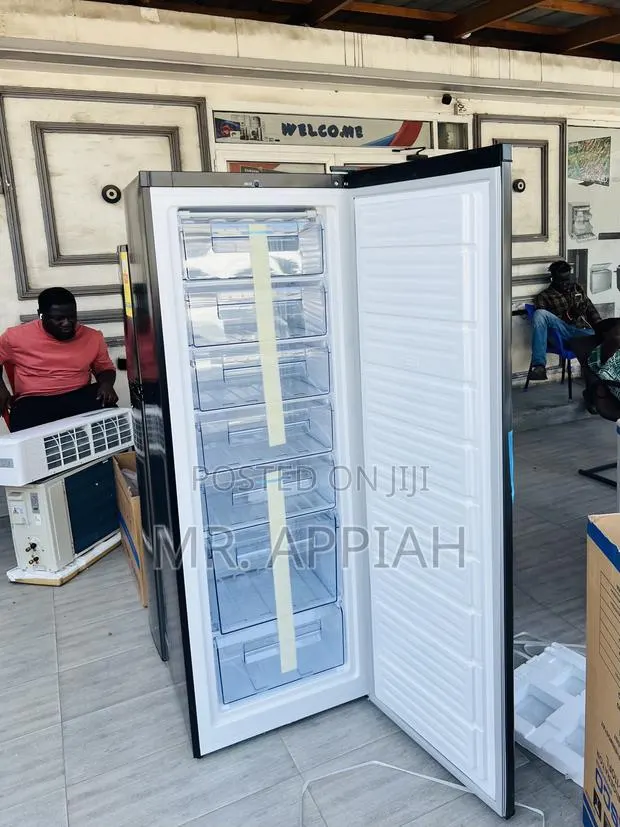 Check Out Unique Pearl Upright Standing Freezer(Puf-370)Gray,242liter · Photo 1
