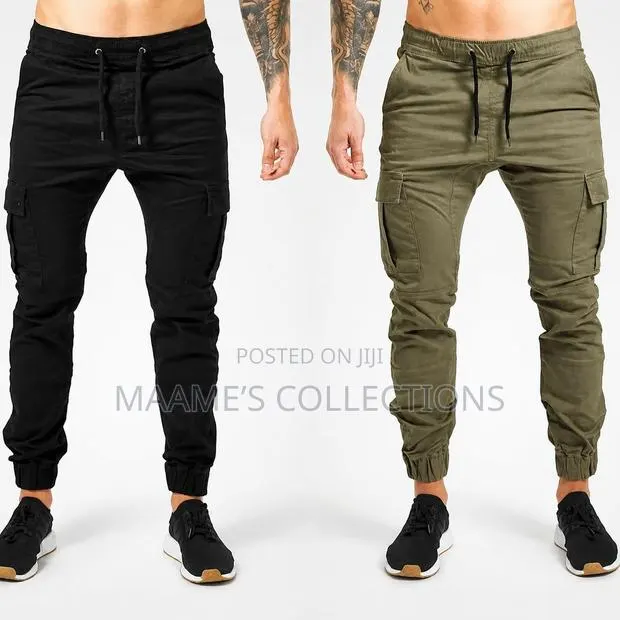 Men’S Cotton Side Pocket Cargo Pant ( Size 30-32-33-34-35-36-38 ) · Photo 1