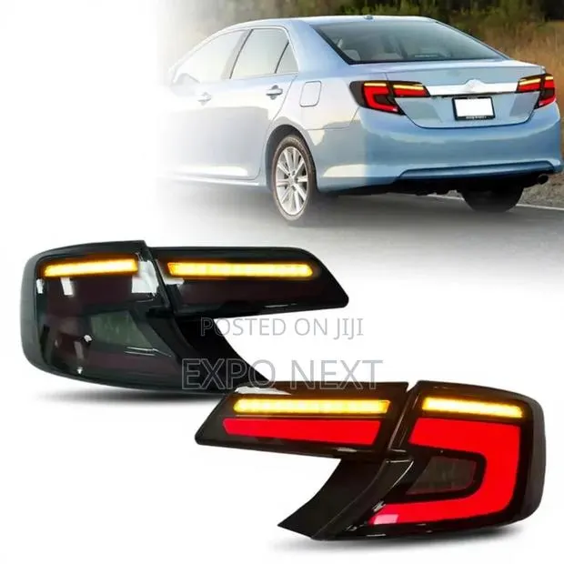 Toyota Camry Spider 2012-2014 Led Black Tail Lights Set · Photo 1