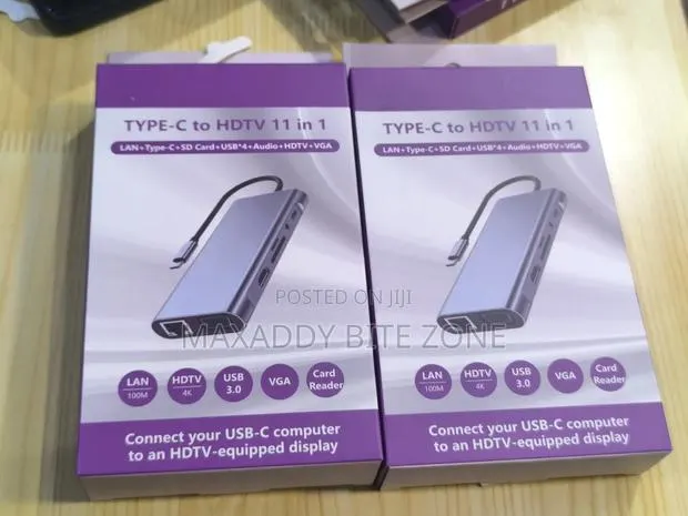11 in 1 Usb 3.0 Type C Usb-C Data Hub Hdmi Vga Pd Charger · Photo 5