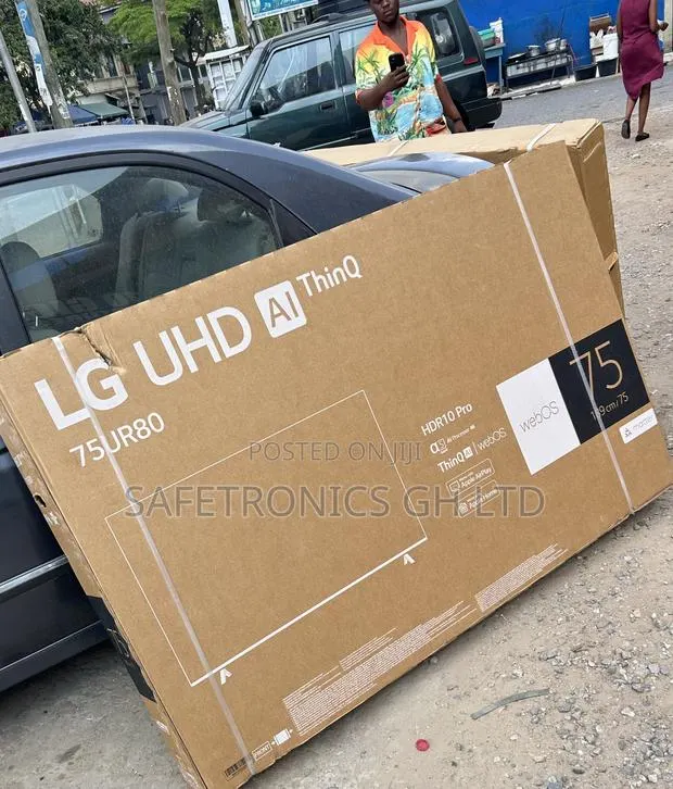 Available Lg 75 Inch Flat Ur80 Smart Tv · Photo 1