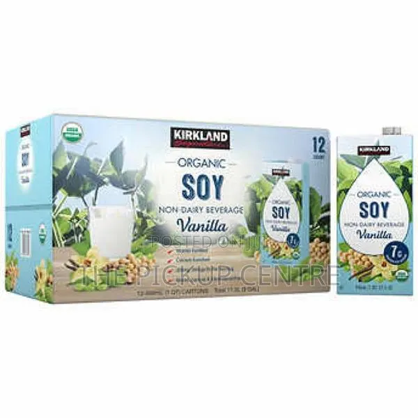 Kirkland Signature Organic Soy Milk, Vanilla · Photo 1