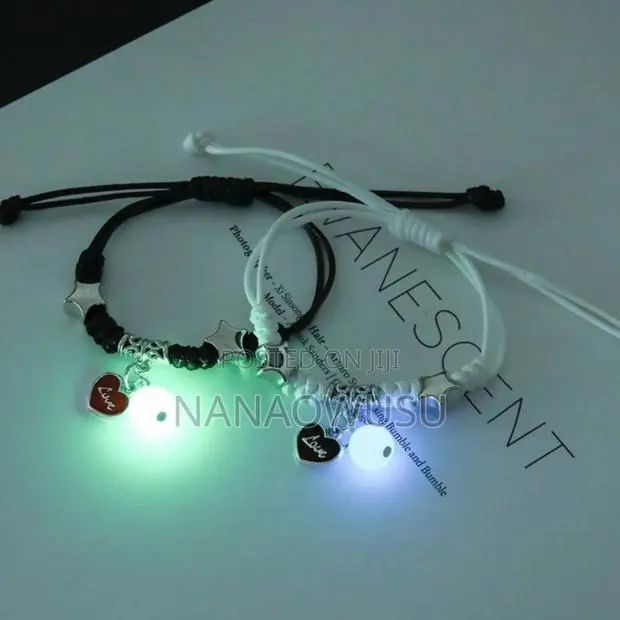 Bracelet (A Pair): Alloy, Leather · Photo 1