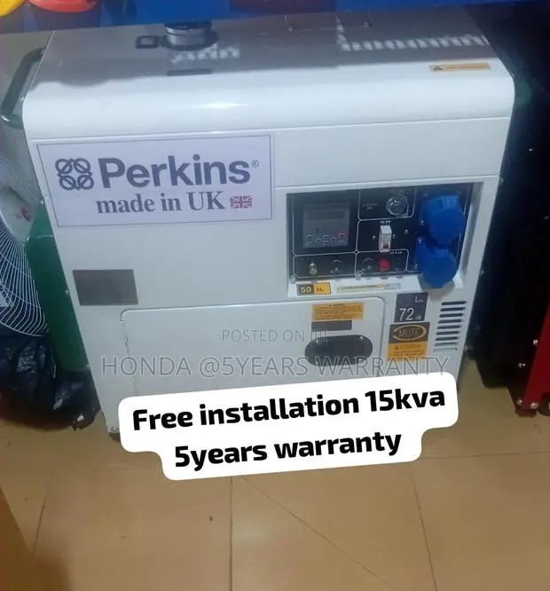 Perkins 15kva Diesel Generator With Silent Canopy · Photo 1
