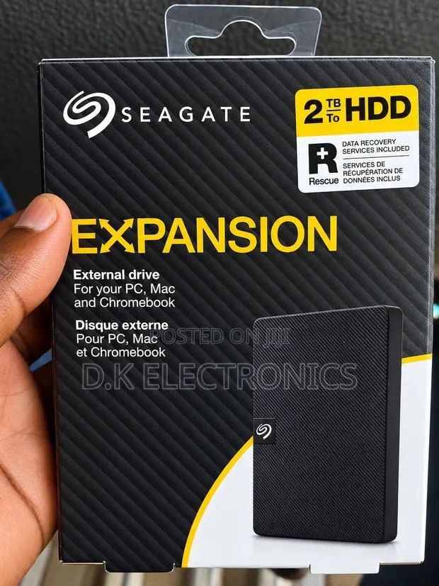 2TB Original Seagate Expansion Hard Disk Drive · Photo 1