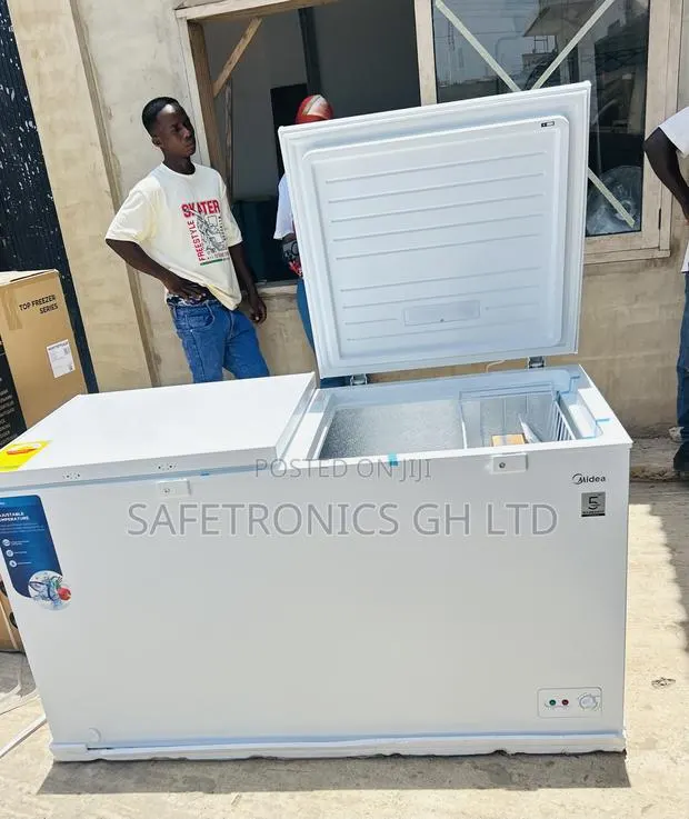 Trust New Midea 508l Double Door Chest Freezer (Model: Mdrc698fzn01 · Photo 1