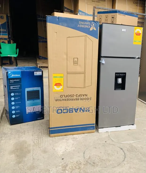 Best Lastest FrostWax Nasco 210L Nasf2-250fld Grey Fridge · Photo 1