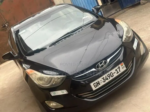Hyundai Elantra 2013 Black · Photo 1