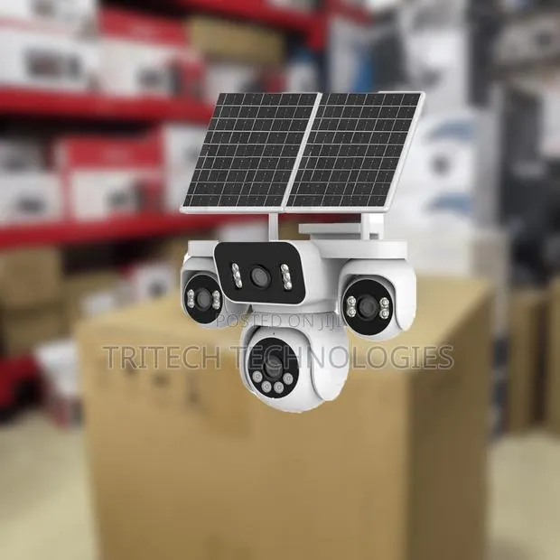 4 Lens 1 PTZ 4g Solar Camera Io-Sg401 · Photo 1