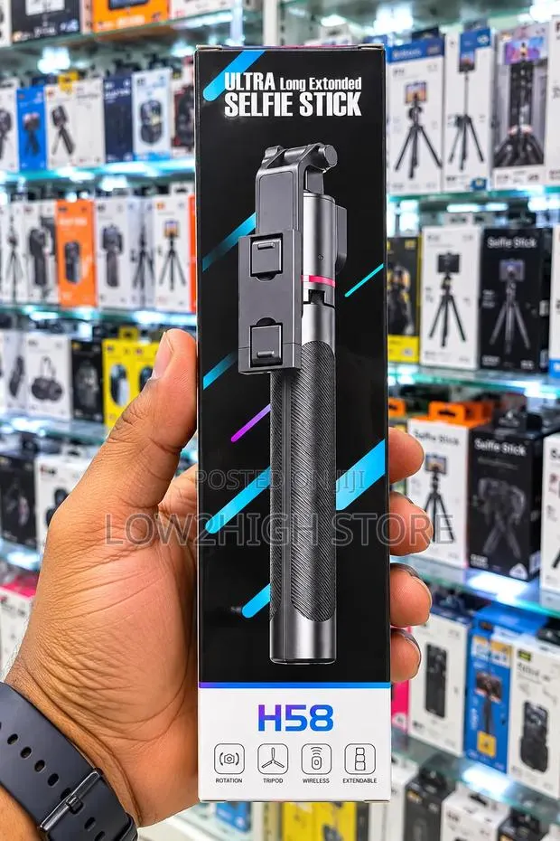 H58 Ultra Long Extended Selfie Stick Tripod · Photo 1