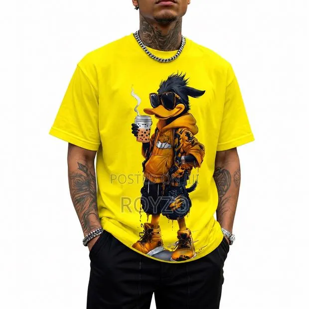 Royzo Unisex Streetware, Graphic T-Shirt for Men and Women · Photo 1