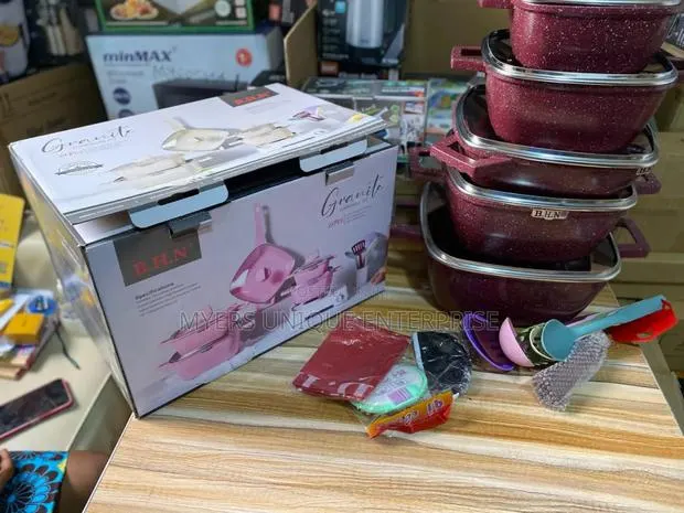 Well Designed 21 Pieces Non Stick Granite Cookware Set. · Photo 1