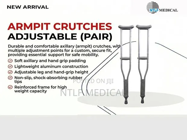 Armpit Crutches (Pair) · Photo 1