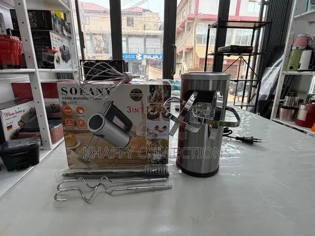 Sokany 3-in-1 Hand Mixer SK-02017 - 500W - 5 Speed · Photo 1