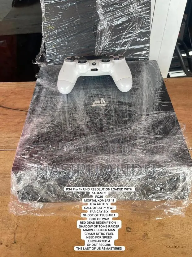 Ps4 Pro With 10-15 Good Games Two Controllers . From Home Use · Photo 1