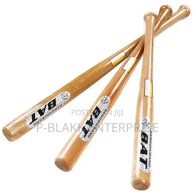 Premium Solid Wood Baseball Bat – Durable Training Game Use · Photo 1