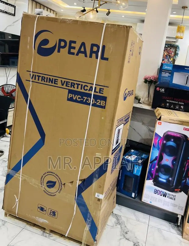 Get Affordable Pearl Pvc—730-2b 2 Door Beverage Cooler(610l)Glass Door · Photo 1