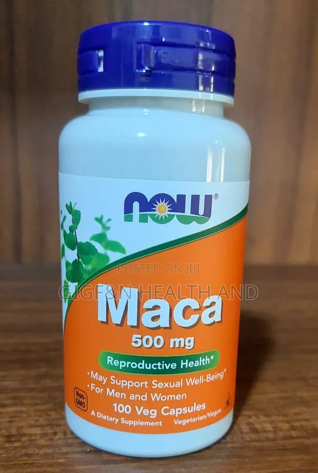 Maca 500mg, 100 Capsules. ( Stress and Fertility Support) · Photo 1