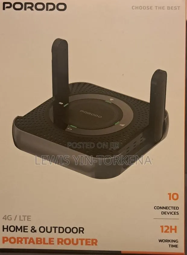 Porodo Home & Outdoor Portable Router · Photo 1