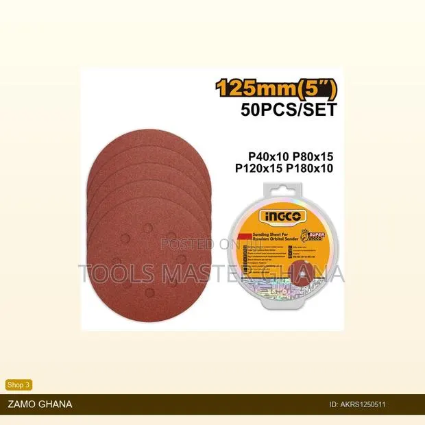 Sanding Sheet for Random Orbital - Akrs · Photo 1