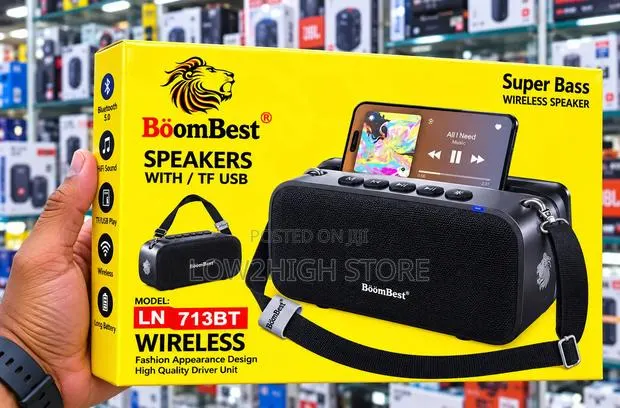 BoomBest LN-713BT 45W Super Bass Wireless Bluetooth Speaker - Low2High · Photo 1