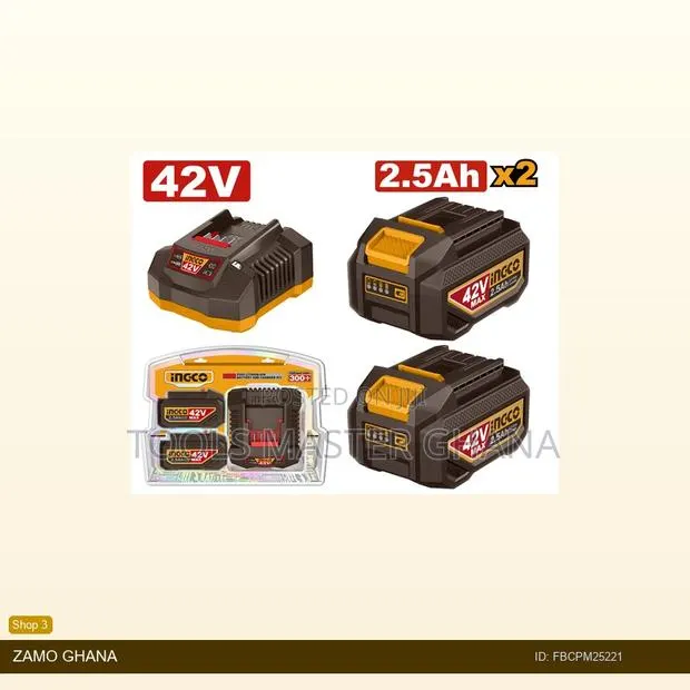 Lithiumion Battery and Charger - Fbcpm25221 · Photo 1