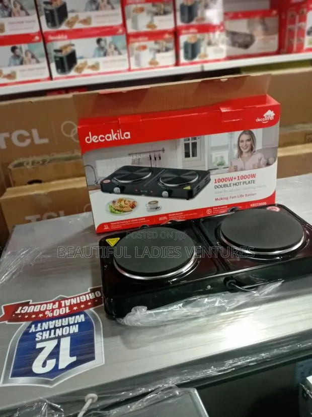 Decakila Double Plate Cooker – Safe Reliable · Photo 1
