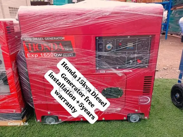 Portable Standby Honda Diesel Generator 15kva Silent · Photo 1