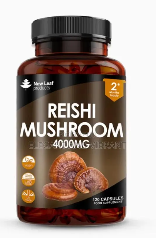 Reishi Mushroom Capsules 120 Capsules · Photo 1