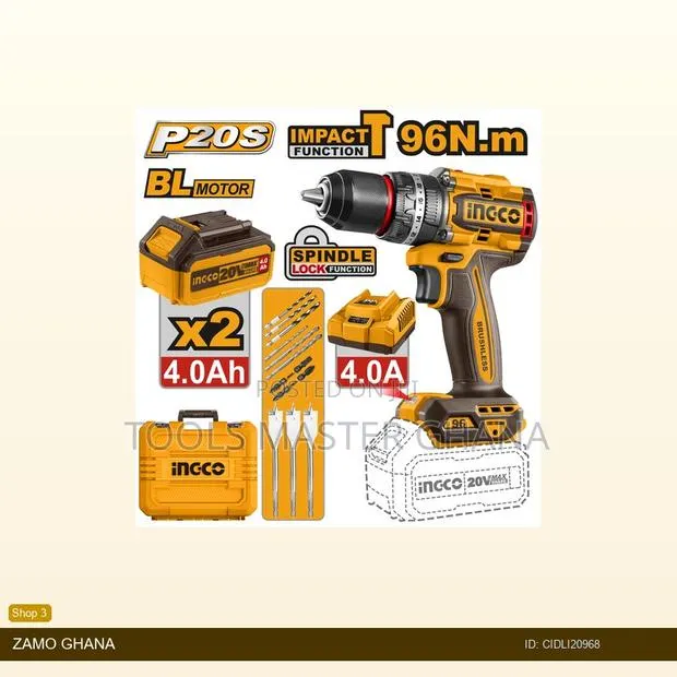 Brushless Cordless Impact - Cidli20968 · Photo 1