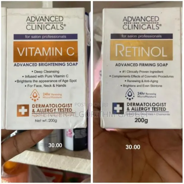 Advanced Clinicals Vit C Retinol Face and Body Soap · Photo 1