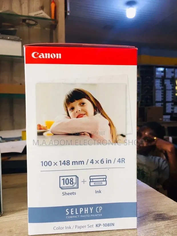 Canon 100x148mm Ink Paper:Vibrant Prints for Every Memory · Photo 1