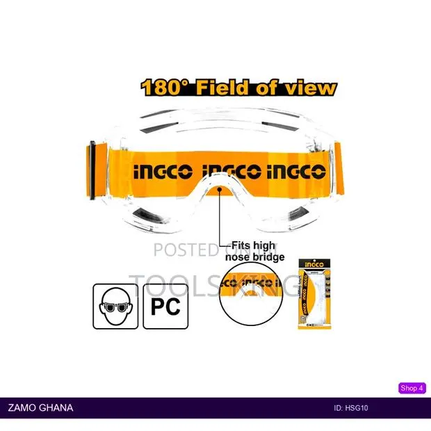 Safety Goggles Full Cover 180 - Hsg10 · Photo 1