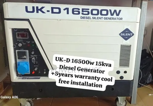 Magic Button Uk-D 15kva Diesel Generator Uk-D 16500watts 15kva Silent · Photo 1