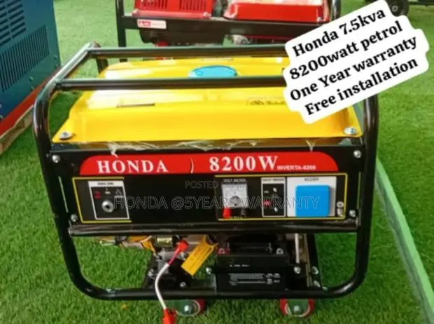 Flint Energy System Honda 8200watt Generator Petrol 7.5kva · Photo 1