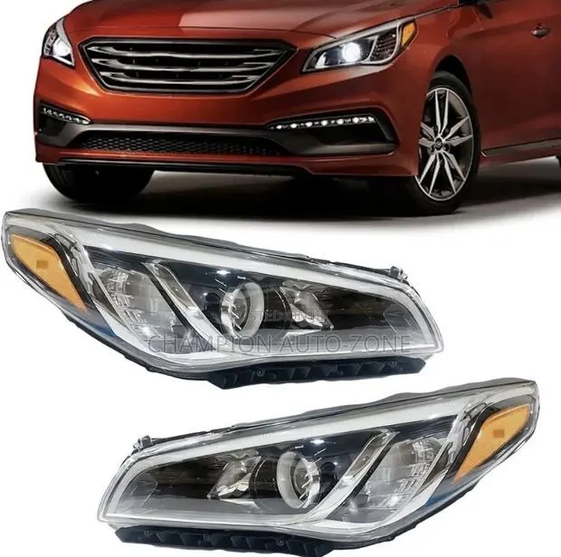 Hyundai Sonata 2015-2016-2017 Headlight Pair · Photo 1
