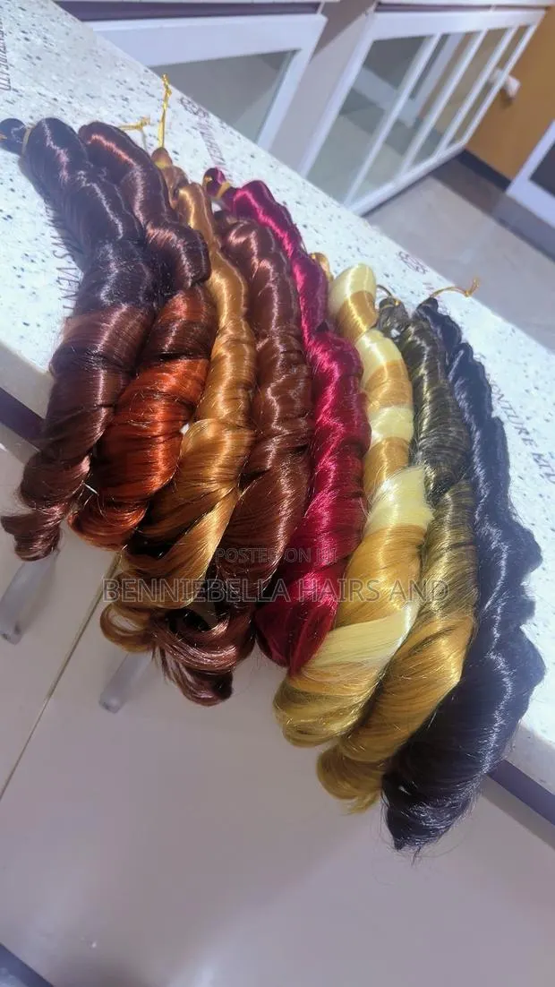 French Curls, Bone Straight, Outre, and X-Pression Hair Extensions · Photo 1