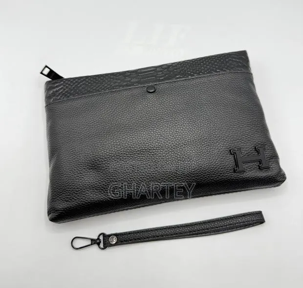 Hermes Premium Quality Leather Men’S Clutch Bag · Photo 1